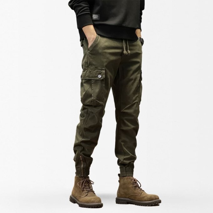 army cargo jogger pants OD Green