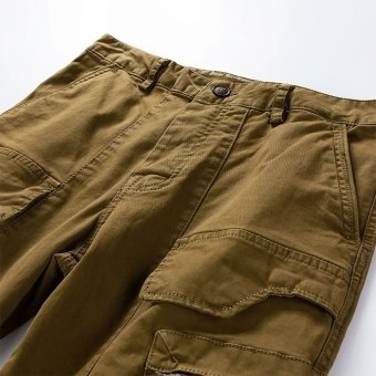 army style slim cargo pants