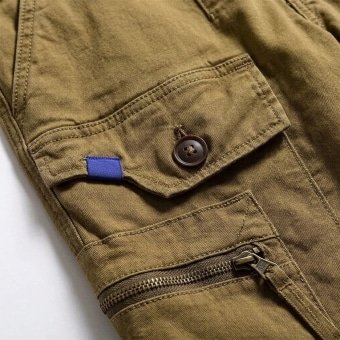 Army style slim cargo pants