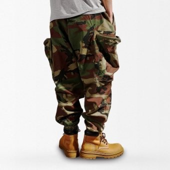 baggy army cargo pants