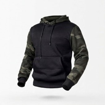 Black camo hoodie