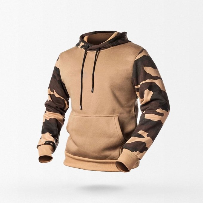 camo khaki hoodie
