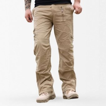 cotton tactical pants Khaki