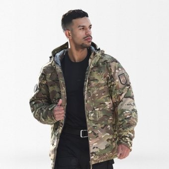 heat reflective camo winter jacket