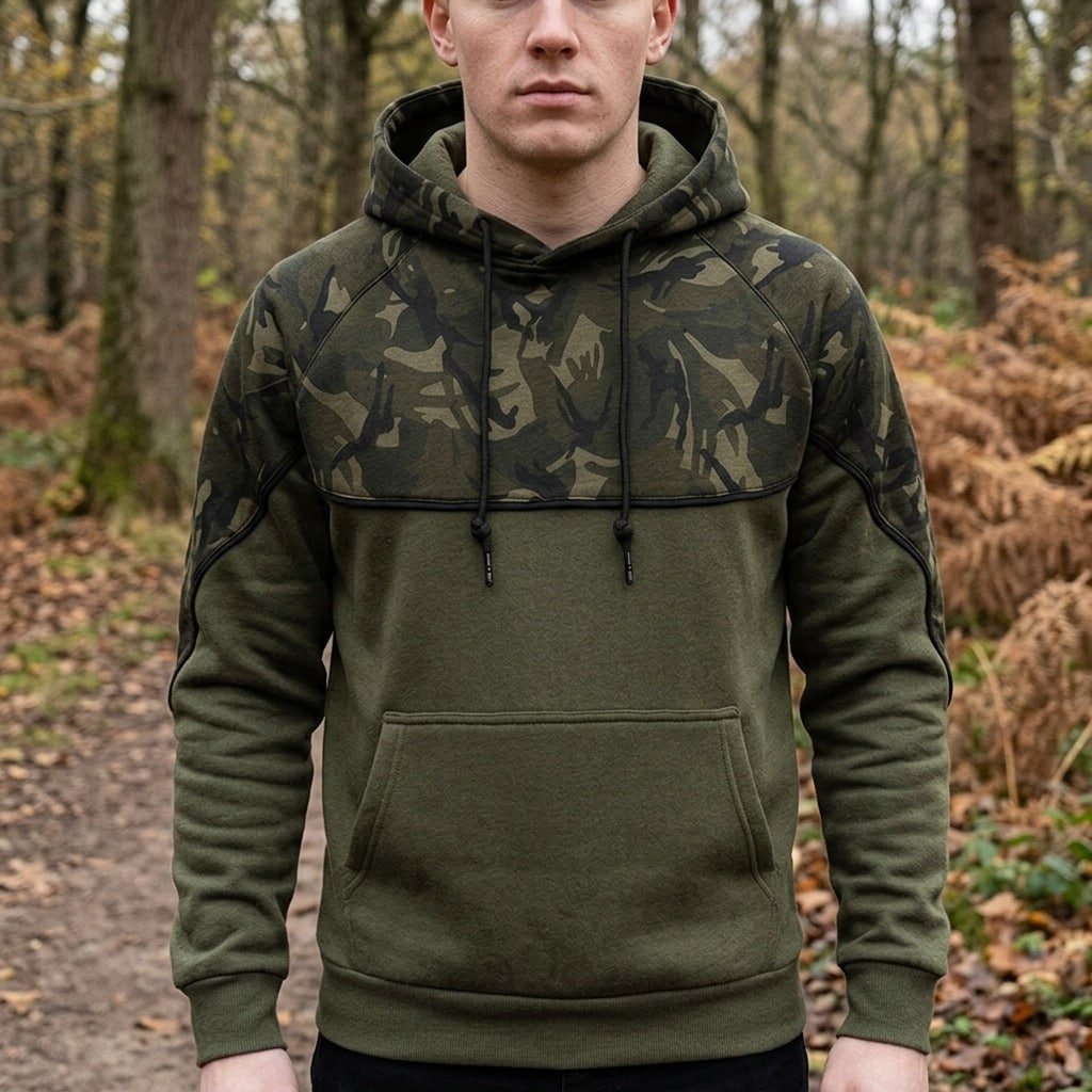 Military camo hoodie