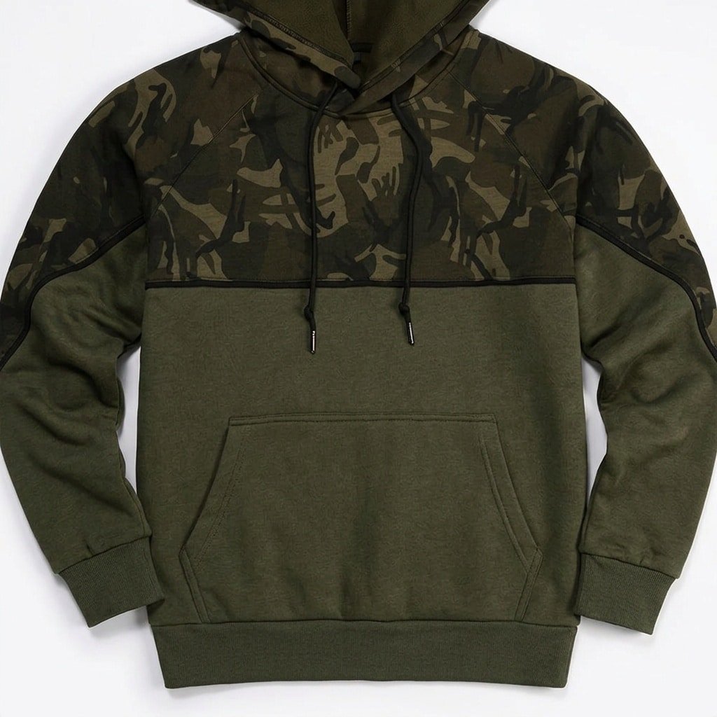 Military camo hoodie