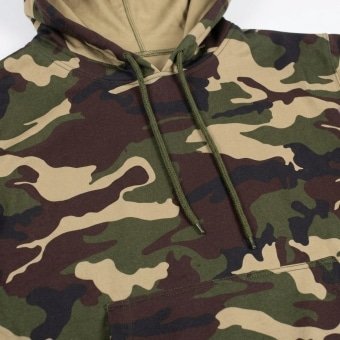 Military style camo hoodie