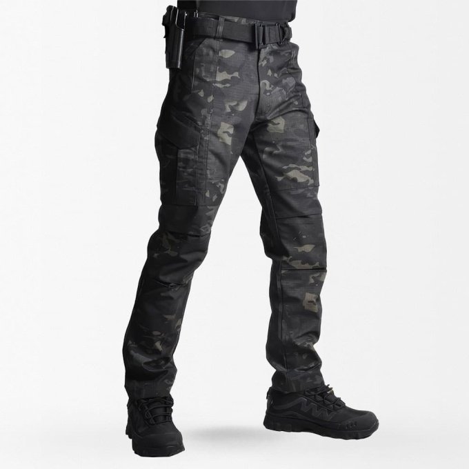 ripstop tactical pants Multicam Black