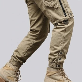 Skinny military cargo pants