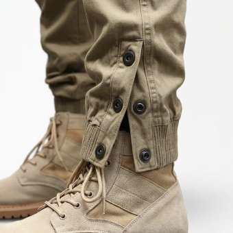 Skinny military cargo pants