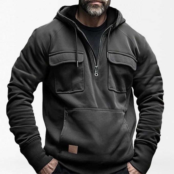 tactical Half Zipper hoodie
