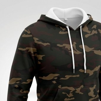 Woodland camo hoodie