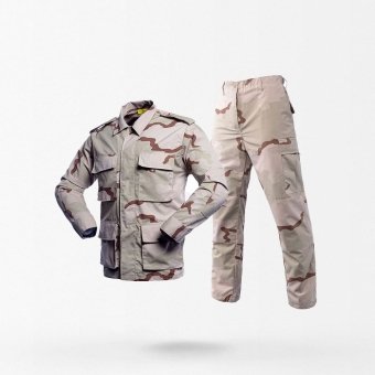 3 Color Desert BDU Combat Uniform