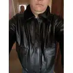 Flight jacket B3 with fur collar Brown photo review