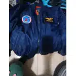 MA-1 black military bomber flight jacket photo review