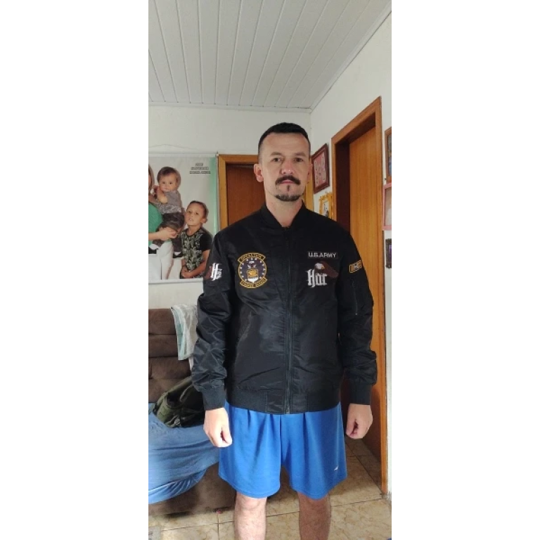 military tactical flight jacket men photo review