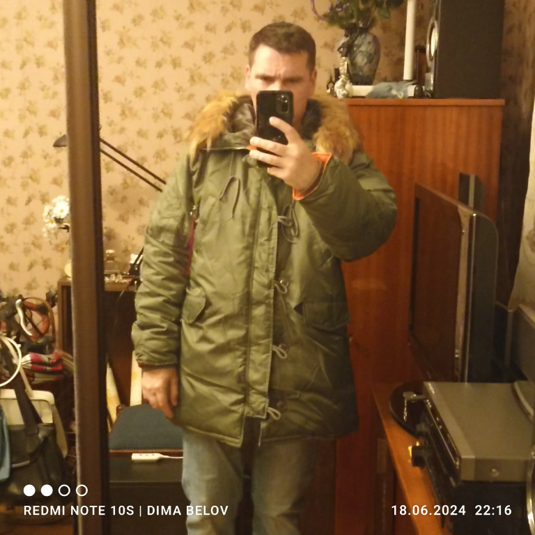 Men's N3B Polar Warm Cotton Parka photo review