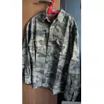 Green camo button shirt photo review