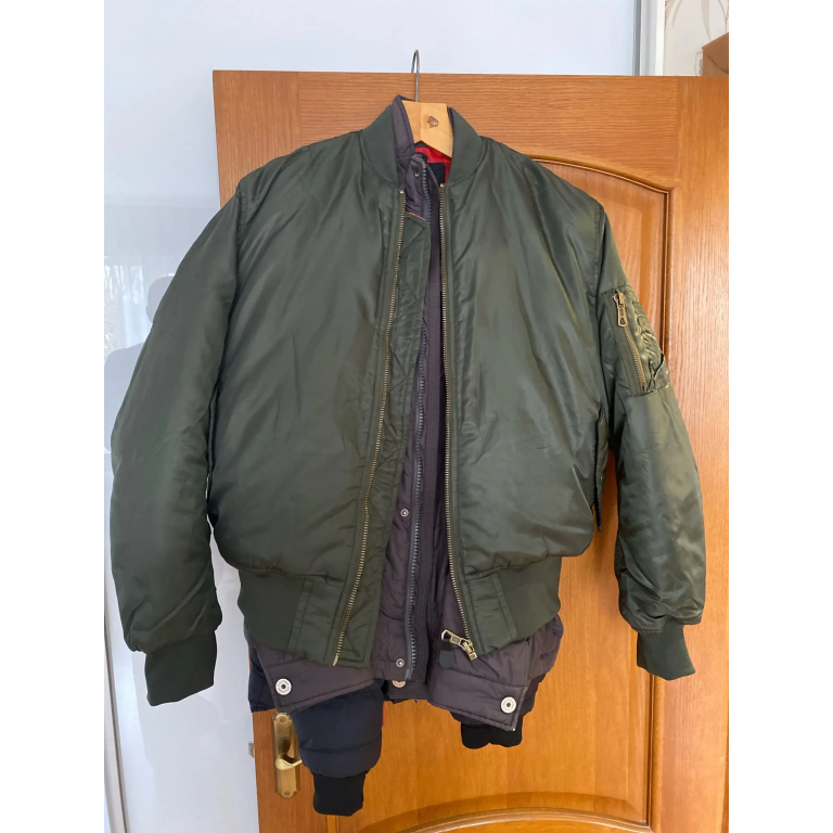 Military Tactical MA 1 Flight Jacket Green photo review