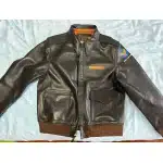 Flight jacket A2 Air Force Patch orange lining photo review
