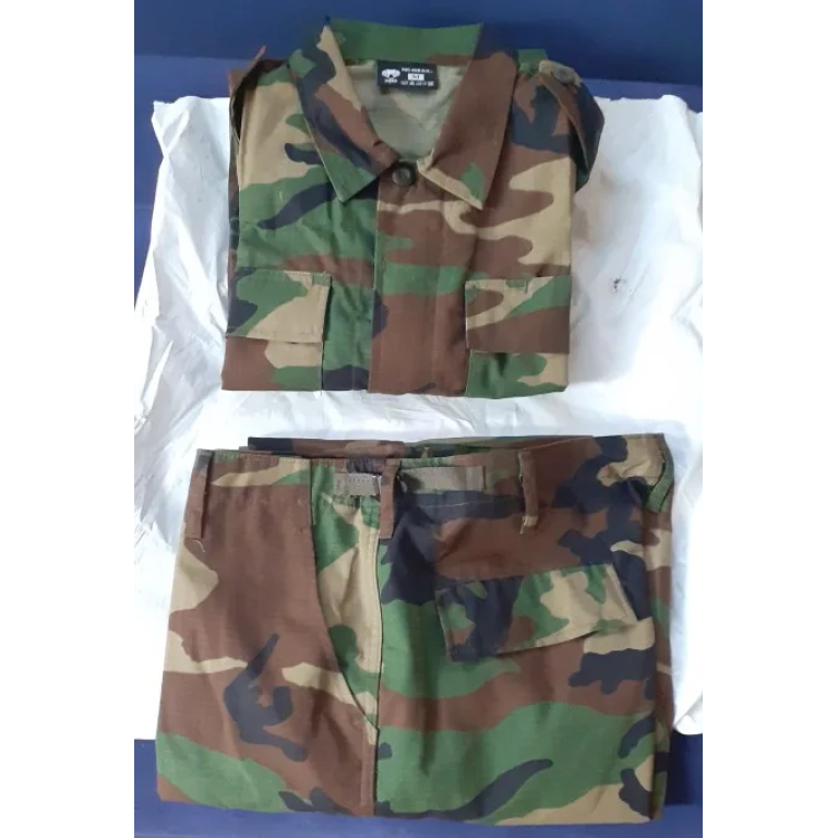 BDU woodland camo uniform photo review