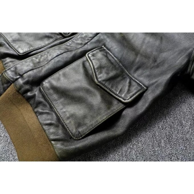 Air Force A2 slim fit flight jacket - Image 15