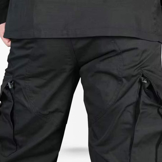Black Military Combat Uniform - Image 2