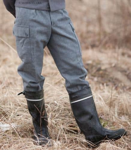 Gray Wool Pant