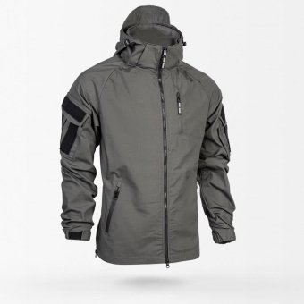 Grey tactical winbreaker jacket "MCT"