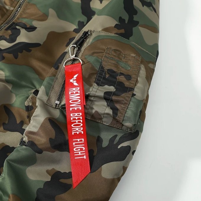 M81 Woodland Camo Flight Jacket