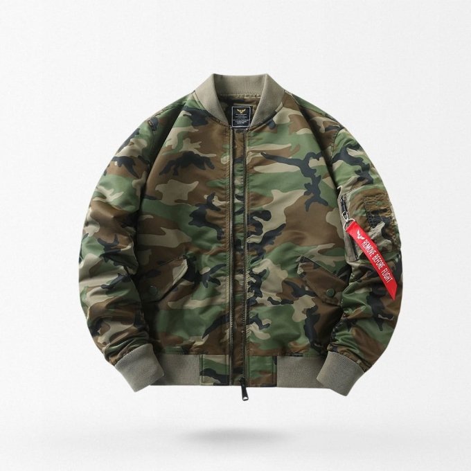 M81 Woodland Camo Flight Jacket