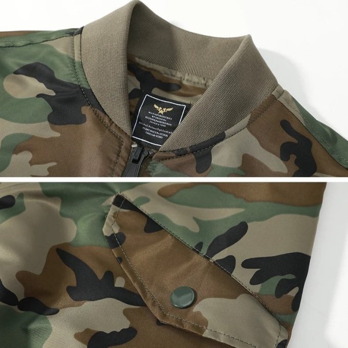 M81 Woodland Camo Flight Jacket