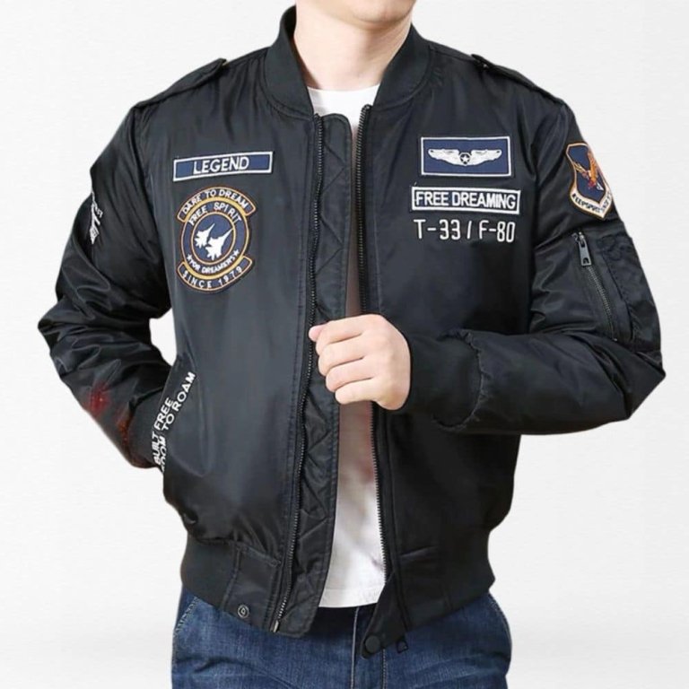 MA-1 Flight Jacket With Security Print