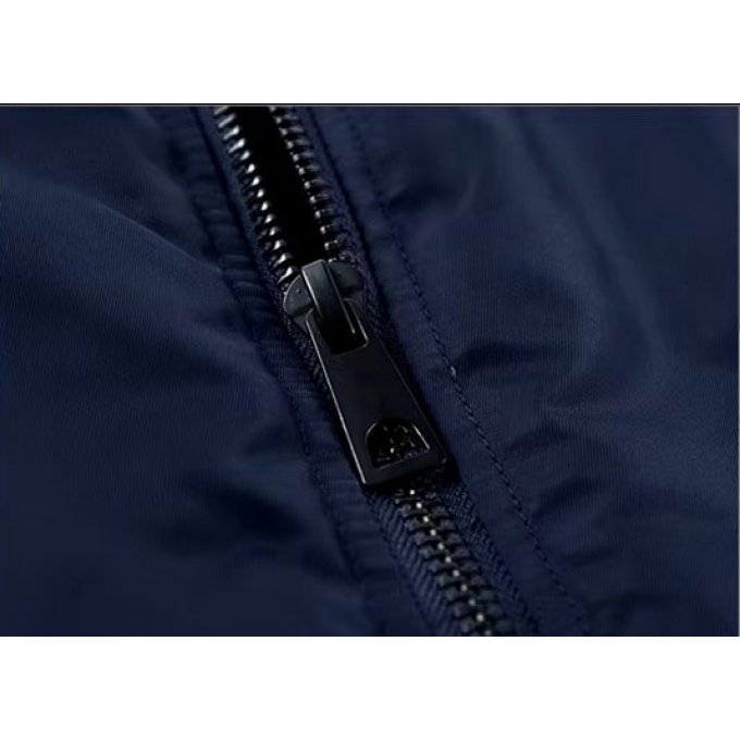 MA-1 flight jacket with patches Navy Blue - Image 8
