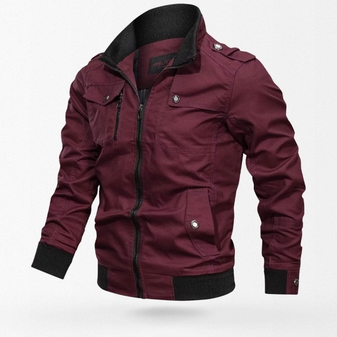 Men's Army Bomber Jacket red