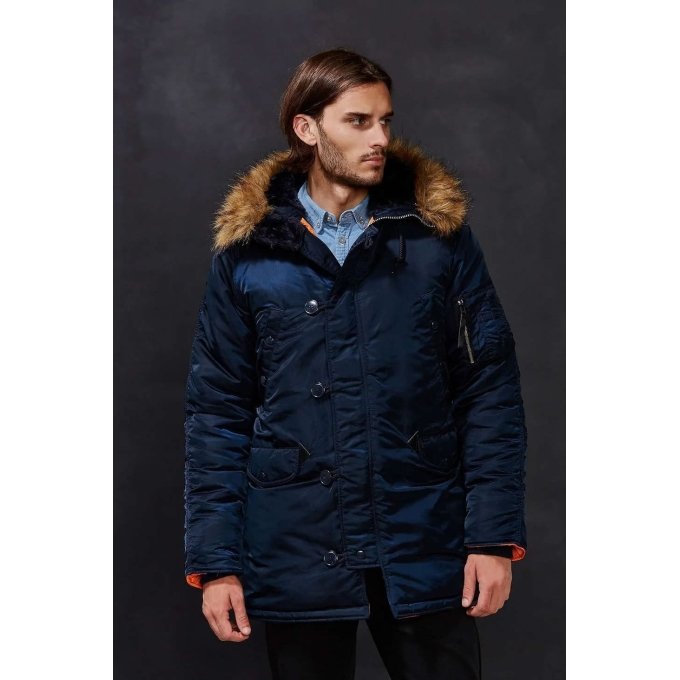 Men's N3B Polar Warm Cotton Parka