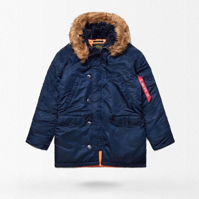 Men's N3B Polar Warm Cotton Parka
