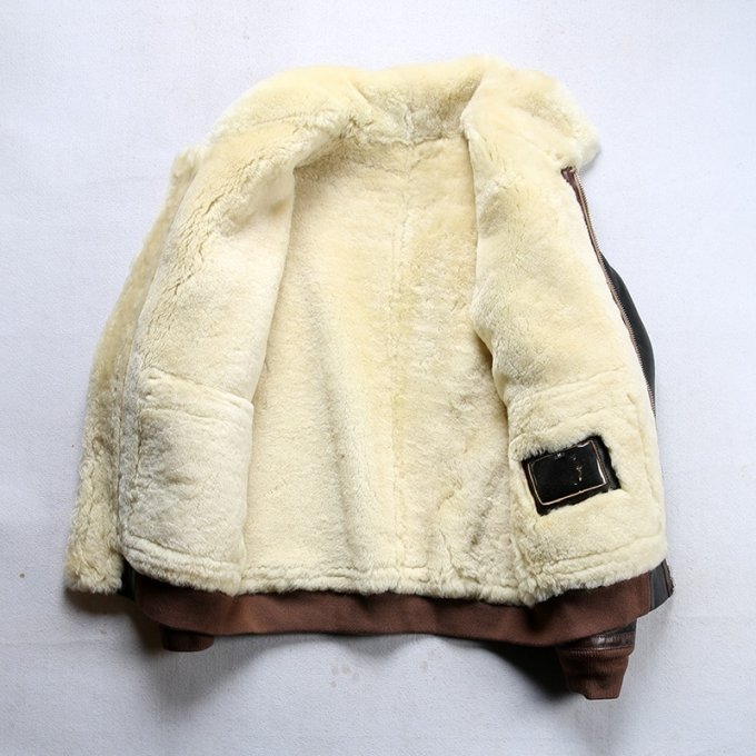 Men A2 Shearling Leather Jacket