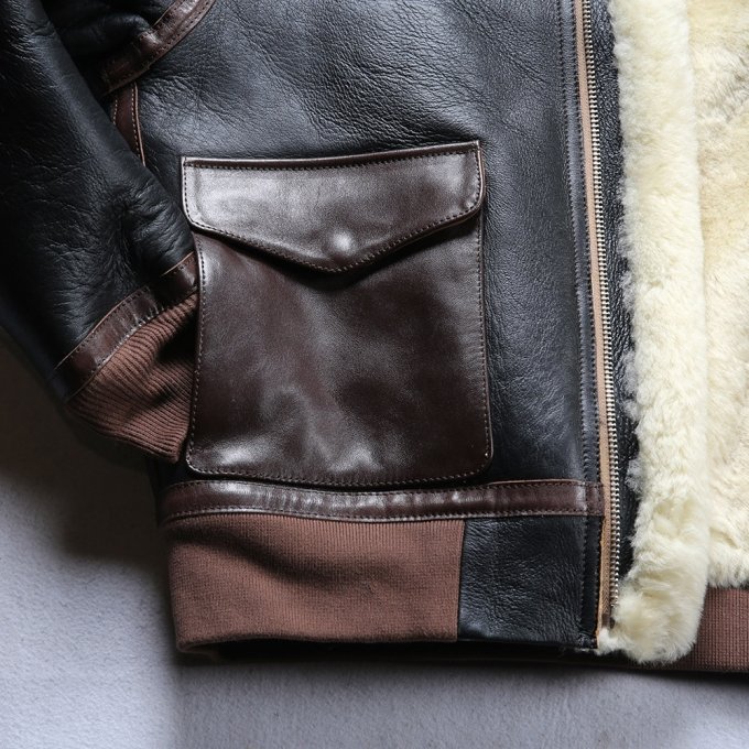 Men's Winter A2F-1 Shearling Leather Jacket