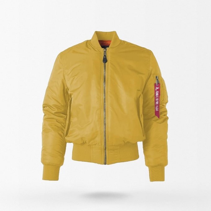 Military Tactical MA-1 Flight Jacket Yellow