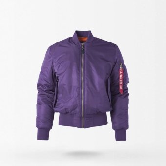 Military Tactical MA-1 Flight Jacket Purple