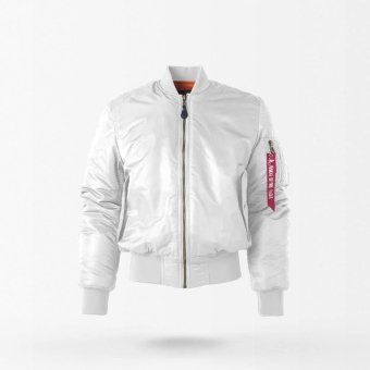 Military Tactical MA-1 Flight Jacket White