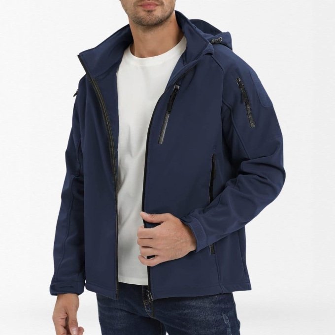 Navy Blue tactical winbreaker jacket "MCT" - Image 3