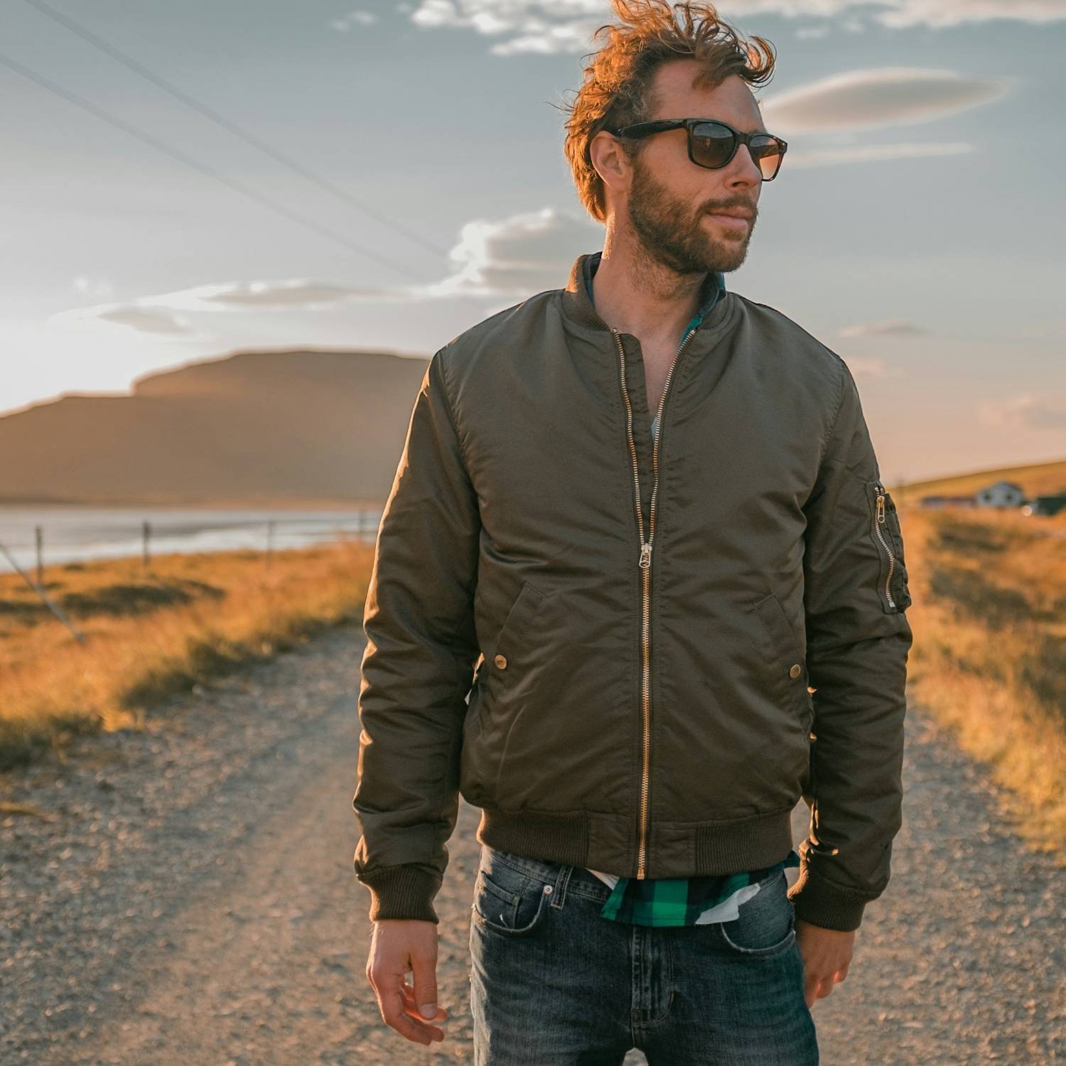 Nylon flight jackets
