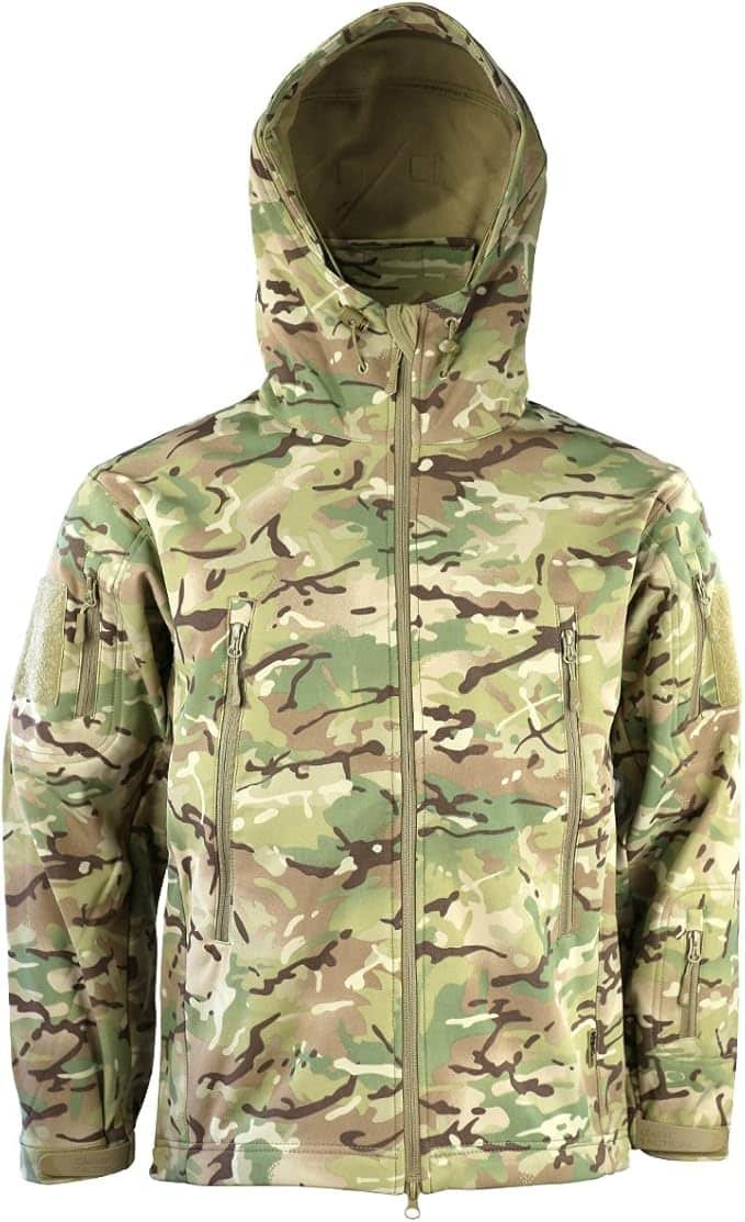Veste militaire en softshell