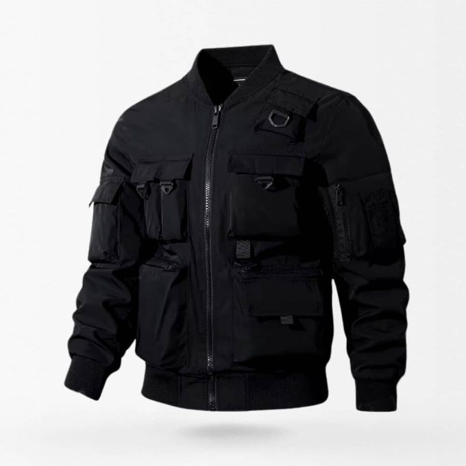 Tactical bomber jacket Black