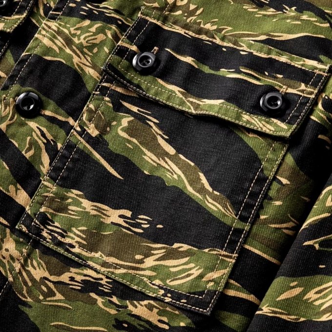 Tiger stripe button up shirt - Image 6