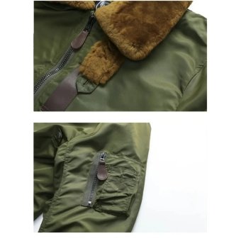 Vintage B15 Bomber Flight Jacket Men Navy Blue|Olive Green