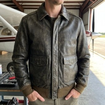Air Force A2 slim fit flight jacket