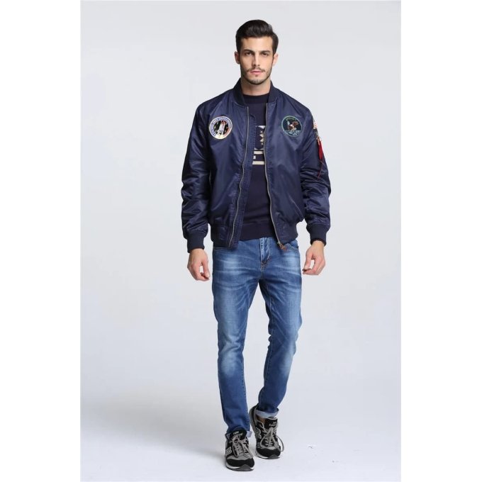 apollo ma 1bomber flight jacket